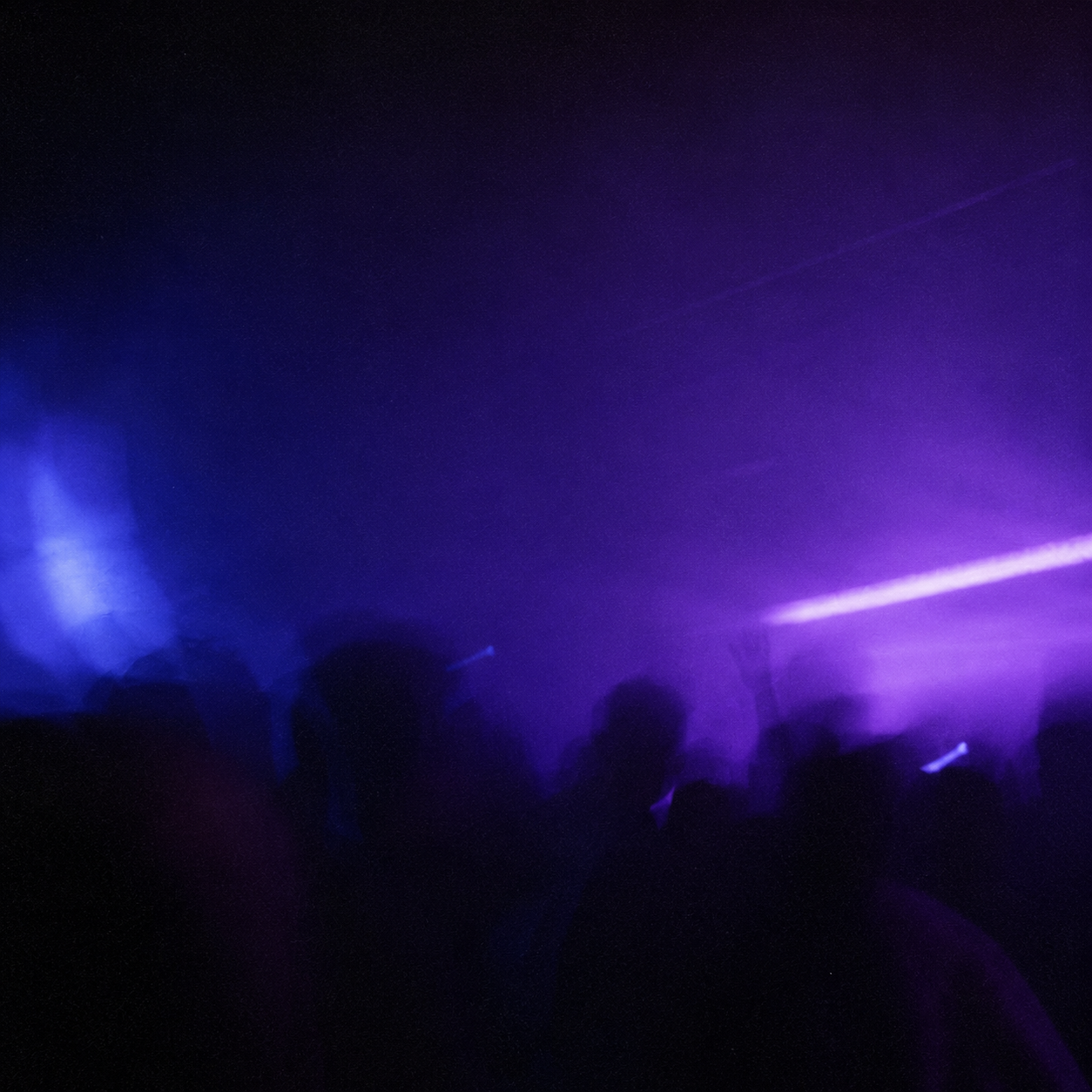 Abstract nightclub atmosphere in motion